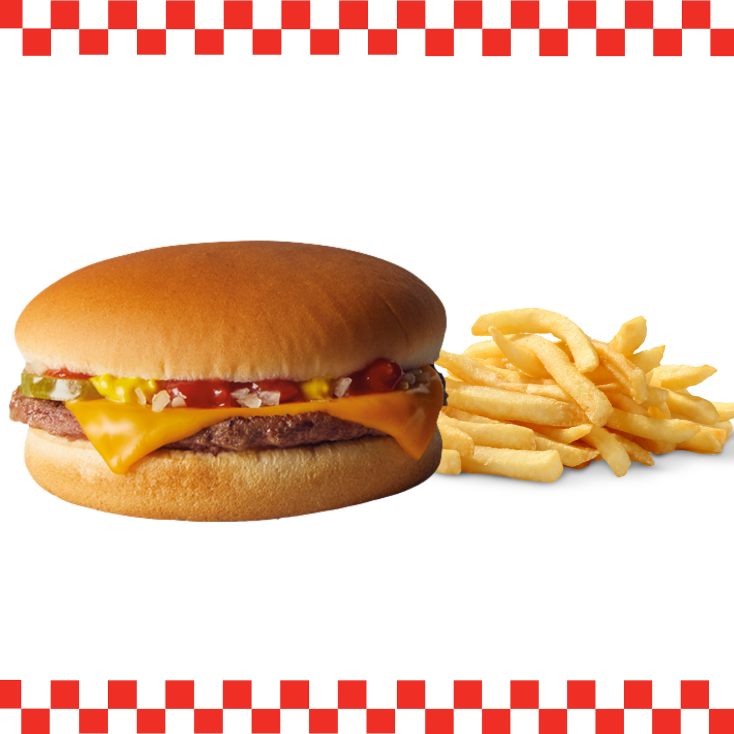 Slider Cheese Burger Meal