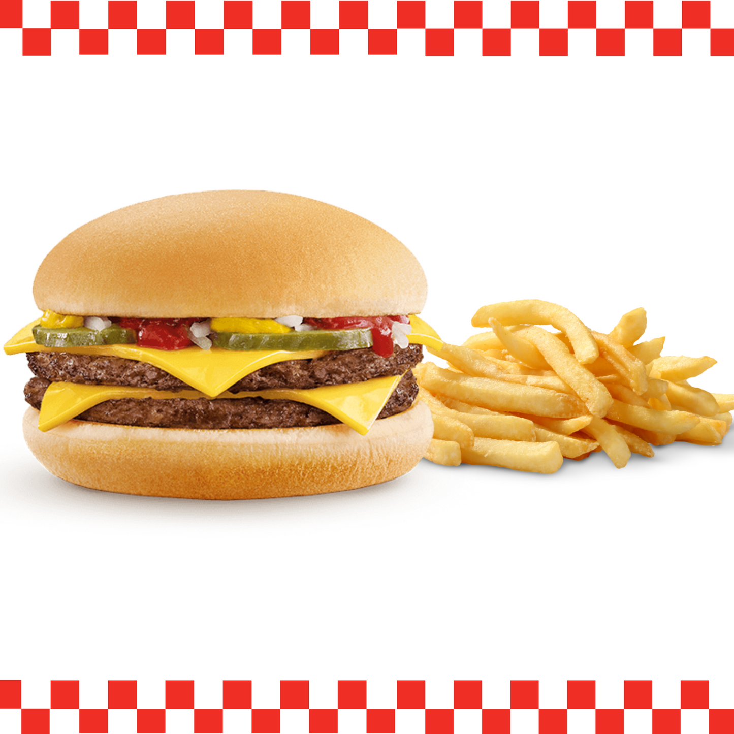 Double Patty Cheese Slider Meal